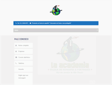 Tablet Screenshot of laacademia.com.br